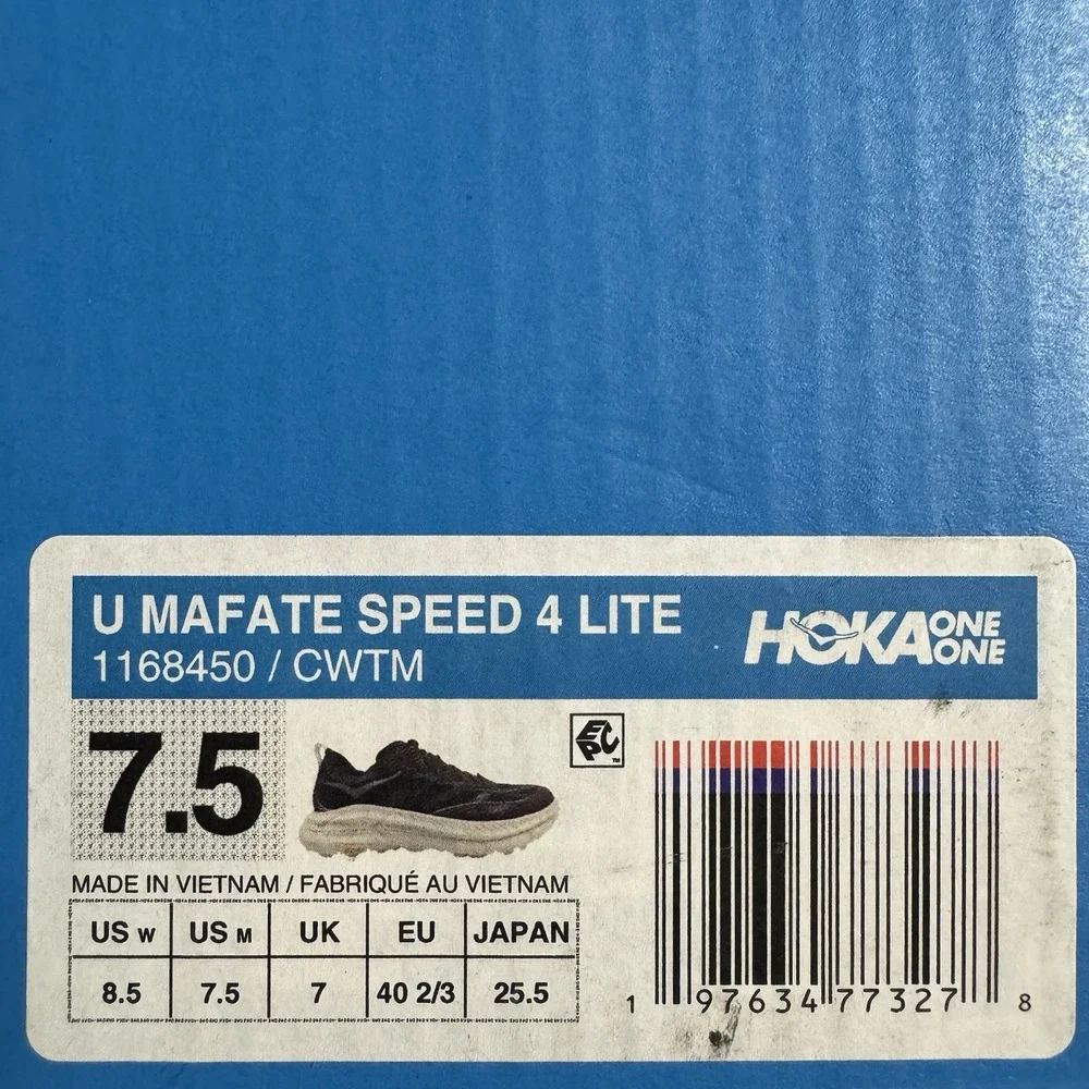 NEW Hoka One Mafate Speed 4 Lite Brown 1168450-CWTM Men's Size 7.5 / Women's 8.5